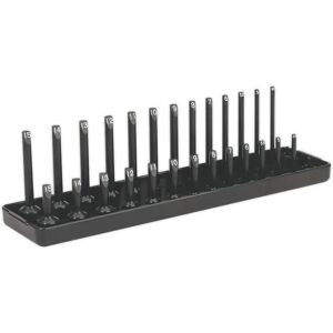 Sealey SH1414 Socket Holder - 1/4" Drive 4-15mm Sealey SH1414 Socket Holder - 1/4" Drive 4-15mm
