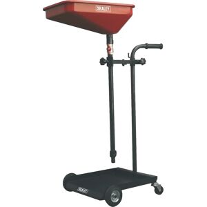 Sealey AK449D Waste Oil Drain Collector - Portable oil drain with telescopic pan Sealey AK449D Waste Oil Drain Collector - Portable oil drain with telescopic pan