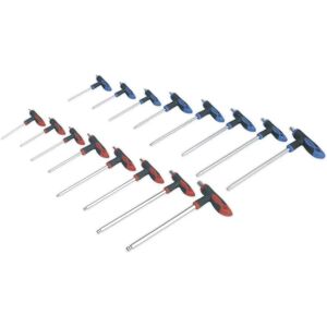 Sealey AK7147 T-Handle TRX-Star & Hex Key Set 16pc Sealey AK7147 T-Handle TRX-Star & Hex Key Set 16pc