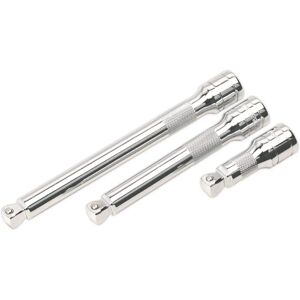 Sealey AK764 Wobble/rigid extension bar set - 3 pcs Sealey AK764 Wobble/rigid extension bar set - 3 pcs