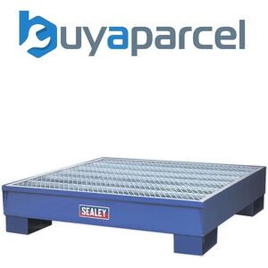 Sealey DRP11 Barrel Bund - Heavy-duty Steel - 1200x1200x275mm - Barrel Bund Sealey DRP11 Barrel Bund - Heavy-duty Steel - 1200x1200x275mm - Barrel Bund