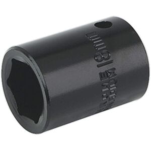 Sealey IS1218 Impact Socket 18mm 1/2"Sq Drive - Impact Socket Sealey IS1218 Impact Socket 18mm 1/2"Sq Drive - Impact Socket