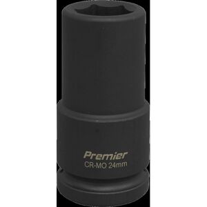 Sealey IS3424D Impact Socket - Deep 24mm - 3/4" Drive Sealey IS3424D Impact Socket - Deep 24mm - 3/4" Drive