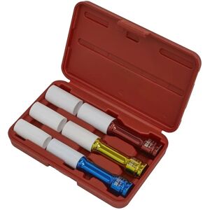 Sealey Alloy Wheel Long Reach Impact Socket Set - Impact Socket Set Sealey Alloy Wheel Long Reach Impact Socket Set - Impact Socket Set