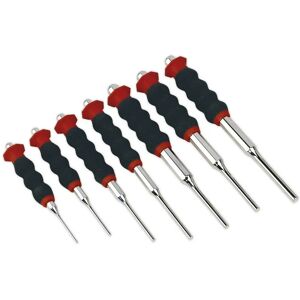 Sealey AK9131 Sheathed Parallel Pin Punch Set - 2-8mm, 7pc Sealey AK9131 Sheathed Parallel Pin Punch Set - 2-8mm, 7pc