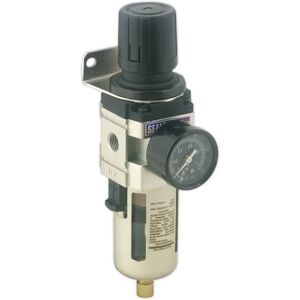 Sealey SA106FR Air Filter/Regulator - Max Airflow 70cfm Sealey SA106FR Air Filter/Regulator - Max Airflow 70cfm