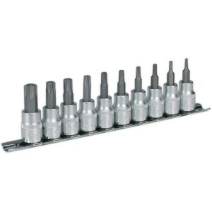 Sealey AK6207 Trx-star Socket Bit Set - 3/8" Drive - 10 pcs Sealey AK6207 Trx-star Socket Bit Set - 3/8" Drive - 10 pcs