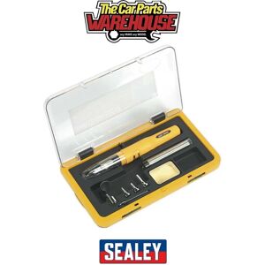 Sealey AK2946 Compact Butane Soldering Torch Kit - Portable, Adjustable Heat Sealey AK2946 Compact Butane Soldering Torch Kit - Portable, Adjustable Heat