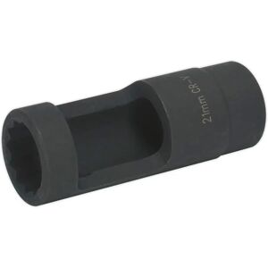 Sealey SX042 Injector Socket - 21mm, 84mm, 1/2" Drive Sealey SX042 Injector Socket - 21mm, 84mm, 1/2" Drive