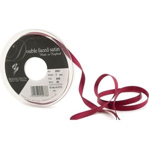 Berisfords Burgundy Double-Sided Satin Ribbon - 7mm Berisfords Burgundy Double-Sided Satin Ribbon - 7mm