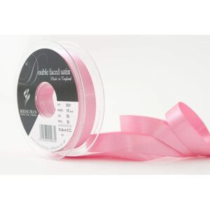 Ruban en satin double face Berisfords 15mm - 52 Hot Pink - au mètre - Publicité Ruban en satin double face Berisfords 15mm - 52 Hot Pink - au mètre - Publicité