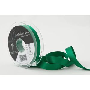Nastro in raso doppio lato Berisfords Hunter Green - 15mm Nastro in raso doppio lato Berisfords Hunter Green - 15mm