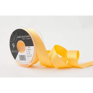 Berisfords Gold Satin Ribbon - 25mm Double-Faced - Wedding, Gift, Craft Berisfords Gold Satin Ribbon - 25mm Double-Faced - Wedding, Gift, Craft
