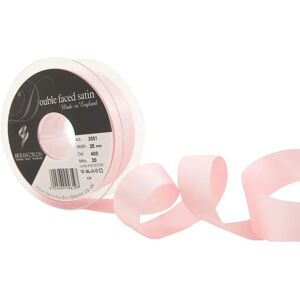 Berisfords Pink Azalea Satin Ribbon - 25mm Double-Sided - Ribbon Berisfords Pink Azalea Satin Ribbon - 25mm Double-Sided - Ribbon