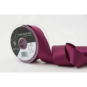 Berisfords Vino Double Faced Satin Ribbon - 35mm - per meter Berisfords Vino Double Faced Satin Ribbon - 35mm - per meter