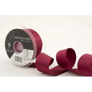 Berisfords Double-sided Satin Ribbon 405 Burgundy - 35mm - per meter Berisfords Double-sided Satin Ribbon 405 Burgundy - 35mm - per meter