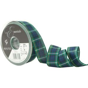 Berisfords 2 Campbell Tartan Ribbon - 25mm per meter Berisfords 2 Campbell Tartan Ribbon - 25mm per meter