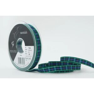 Berisfords 10mm Tartan Ribbon - 8 Pink - per meter Berisfords 10mm Tartan Ribbon - 8 Pink - per meter