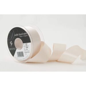 Berisfords Pearl Satin Ribbon - 35mm - Double Face - Wedding & Craft Berisfords Pearl Satin Ribbon - 35mm - Double Face - Wedding & Craft
