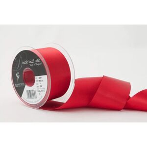 Cinta de satén doble cara roja Berisfords - 5cm - por metro - Tipo de producto Cinta de satén doble cara roja Berisfords - 5cm - por metro - Tipo de producto