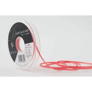 Nastro in raso doppio Berisfords Corallo - 3mm - al metro Nastro in raso doppio Berisfords Corallo - 3mm - al metro