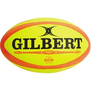 Ballon de rugby Omega Gilbert - Ballon de match fluorescent - Publicité Ballon de rugby Omega Gilbert - Ballon de match fluorescent - Publicité