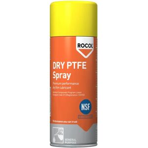 Rocol Dry PTFE Spray - Lubricant - 400ml Rocol Dry PTFE Spray - Lubricant - 400ml