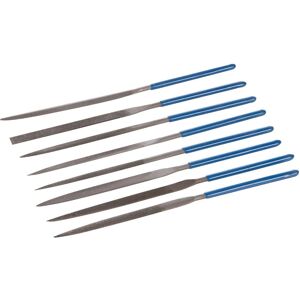 Silverline MS100 Needle File Set - File Set, 10 pcs, 140mm Silverline MS100 Needle File Set - File Set, 10 pcs, 140mm