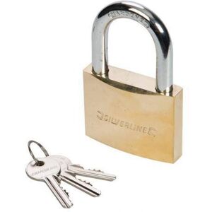 Silverline Cadenas en laiton - 20 mm - MSS01 - Serrure en laiton Durable - Publicité Silverline Cadenas en laiton - 20 mm - MSS01 - Serrure en laiton Durable - Publicité