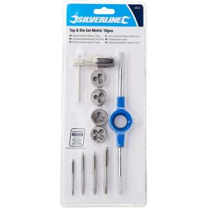Silverline MS53 Tap & Die Set - M4-M8 Threads Silverline MS53 Tap & Die Set - M4-M8 Threads
