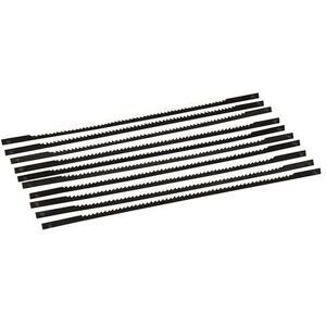 Silverline 130mm Scroll Saw Blades Set of 10 - Wood Plastic Metal Cutting Silverline 130mm Scroll Saw Blades Set of 10 - Wood Plastic Metal Cutting