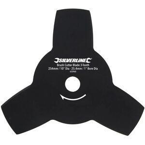 Silverline Brush Cutter Blade 254mm - 25.4mm Bore - 3 Tooth Silverline Brush Cutter Blade 254mm - 25.4mm Bore - 3 Tooth