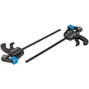 Silverline 150mm Mini Clamps - Quick Release - 2 Pack Silverline 150mm Mini Clamps - Quick Release - 2 Pack