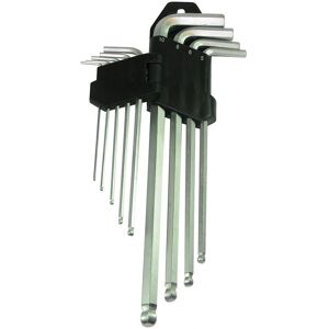 Silverline Hex Key Set 1.5-10mm - Hexagon Tool Kit Silverline Hex Key Set 1.5-10mm - Hexagon Tool Kit