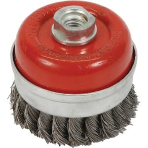 Silverline Angle Grinder Steel Wire Cup Brush - Angle Grinder Brush Silverline Angle Grinder Steel Wire Cup Brush - Angle Grinder Brush