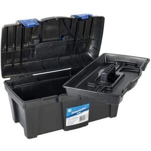Silverline Tool Box - Impact-resistant plastic, Removable tray - Tool Box Silverline Tool Box - Impact-resistant plastic, Removable tray - Tool Box