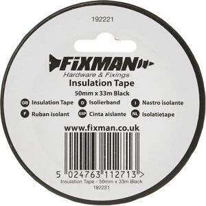 Fixman Insulation Tape 50mm x 33m Black - Insulation Tape Type Fixman Insulation Tape 50mm x 33m Black - Insulation Tape Type