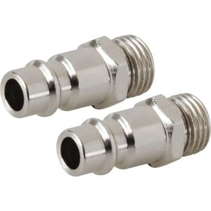 Silverline - 2 Quick-Release Bayonet Air Fittings - 1/4" BSP Silverline - 2 Quick-Release Bayonet Air Fittings - 1/4" BSP