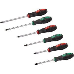 Silverline - Set di cacciavite svasato e a croce Pozidriv ad uso generale - Ensemble de tournevis Silverline - Set di cacciavite svasato e a croce Pozidriv ad uso generale - Ensemble de tournevis