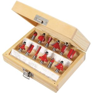 Silverline 8mm TCT Router Bit Set - 12 Pieces Silverline 8mm TCT Router Bit Set - 12 Pieces