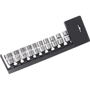 Set di bussole Silverline - 10-19mm, 1/2 pollice, Cromo Vanadio Set di bussole Silverline - 10-19mm, 1/2 pollice, Cromo Vanadio