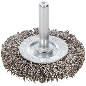 Silverline Power Drill 50mm Crimped Steel Wire Wheel Brush - Wire Brush for Metal & Rust Silverline Power Drill 50mm Crimped Steel Wire Wheel Brush - Wire Brush for Metal & Rust