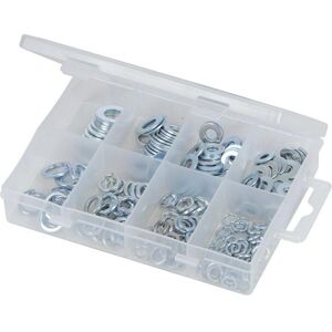 Fixman Rondelles en Acier M5-M10 - Pack 210 pièces - Ronds-Elastic - Rondselles Fixman Rondelles en Acier M5-M10 - Pack 210 pièces - Ronds-Elastic - Rondselles
