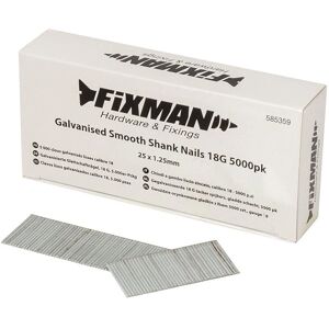 FIXMAN Model 585359 Ocynkowane gwoździe kalibru 18 - 25mm, 5000 szt FIXMAN Model 585359 Ocynkowane gwoździe kalibru 18 - 25mm, 5000 szt