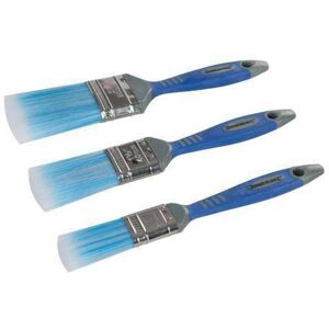 Silverline Paint Brush Set - Synthetic, 3 pcs, 25/40/50mm Silverline Paint Brush Set - Synthetic, 3 pcs, 25/40/50mm