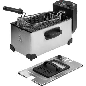 Daewoo 3L Deep Fat Fryer - Silver - Electric Deep Fat Fryer Daewoo 3L Deep Fat Fryer - Silver - Electric Deep Fat Fryer