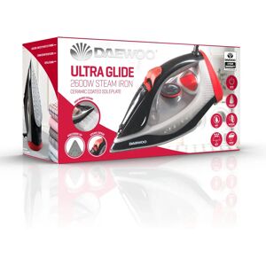 Daewoo Ultra Glide - Black, Grey, Red - Dry & Steam Iron Daewoo Ultra Glide - Black, Grey, Red - Dry & Steam Iron