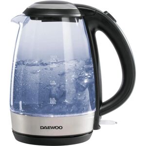 Daewoo Electric Kettle - Silver - Glass Kettle Daewoo Electric Kettle - Silver - Glass Kettle