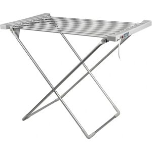 Daewoo Foldable Metallic Silver 120W 10KG Indoor Drying Rack - Drying Rack Daewoo Foldable Metallic Silver 120W 10KG Indoor Drying Rack - Drying Rack