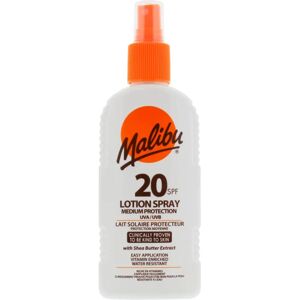 Malibu SPF20 Lotion Spray - Sunscreen Waterproof 200ml Malibu SPF20 Lotion Spray - Sunscreen Waterproof 200ml
